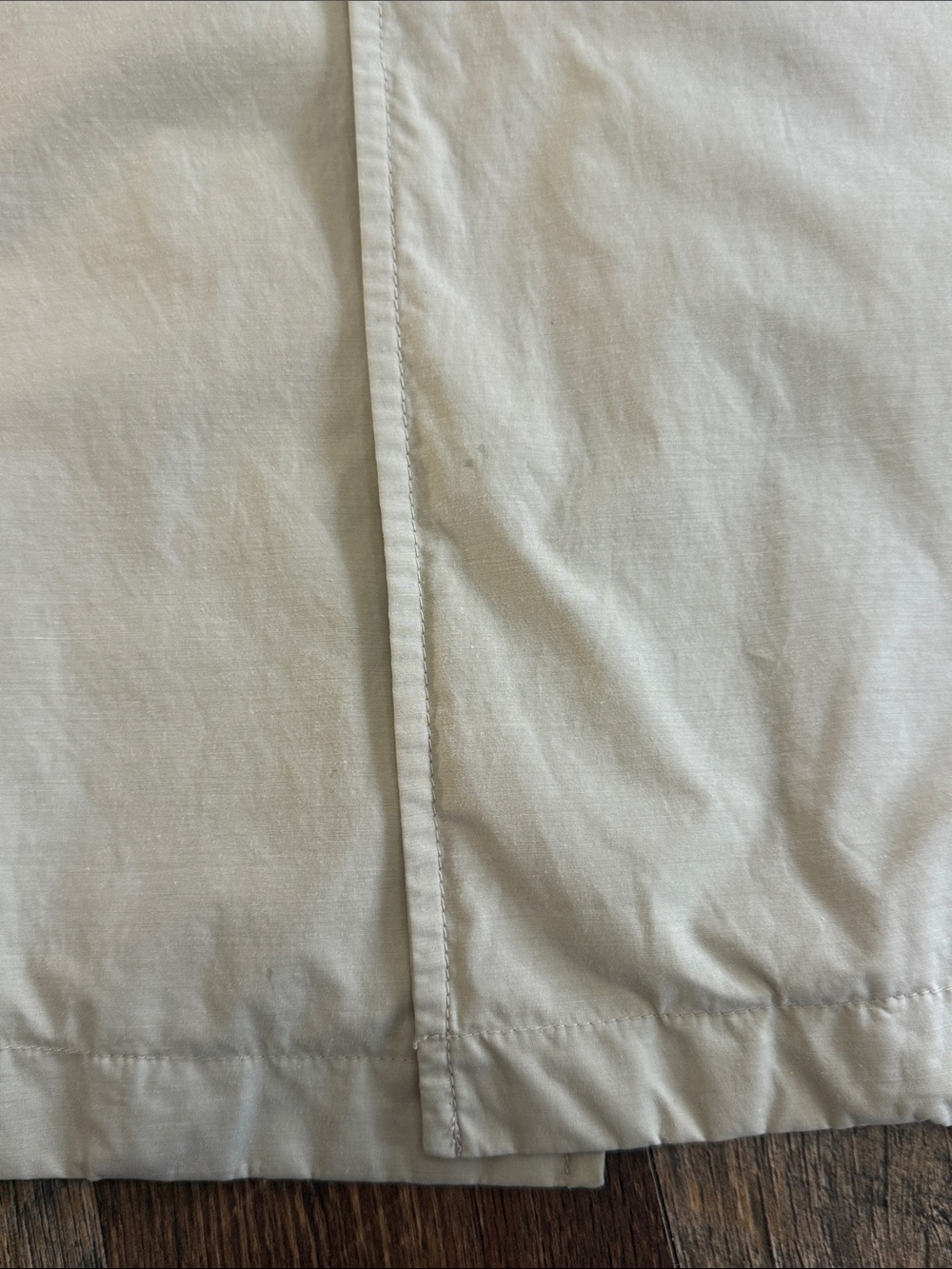 Jos. A. Bank Tan Raincoat Car Coat Jacket 44L Cotton Nylon Lightweight Long - Picture 5 of 9
